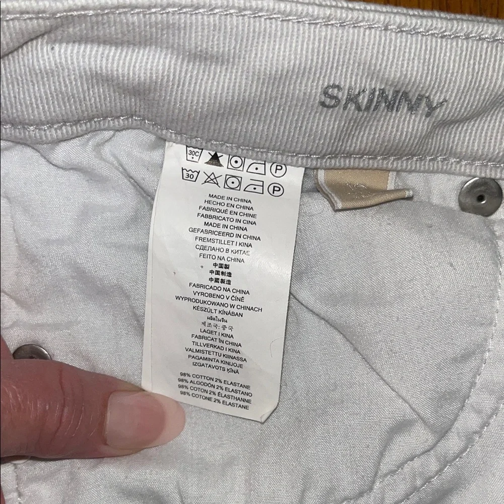 Michael Kors Light Gray Skinny Jeans Size 10